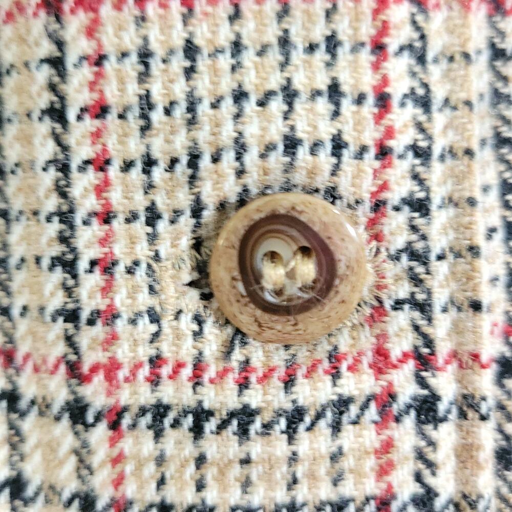 Vintage Pendleton Classic 2 Piece Set Size 10 - Wool Plaid Vest + Pleated Shorts - Picture 5 of 11